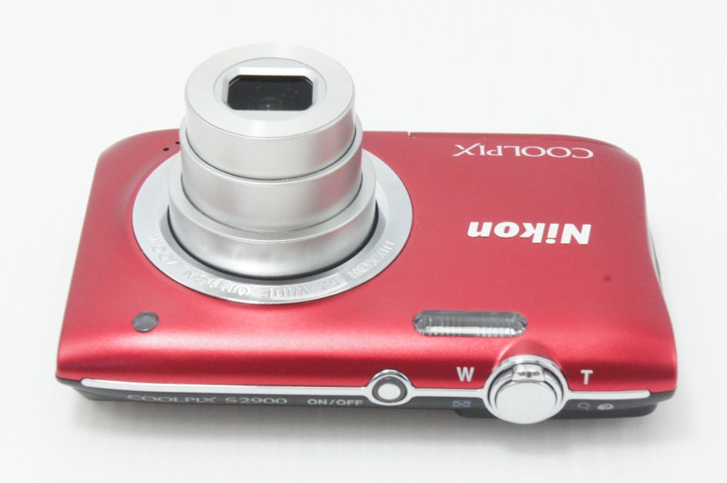 良品 Nikon ニコン COOLPIX S2900 コンパクトデジタルカメラ レッド 260626h