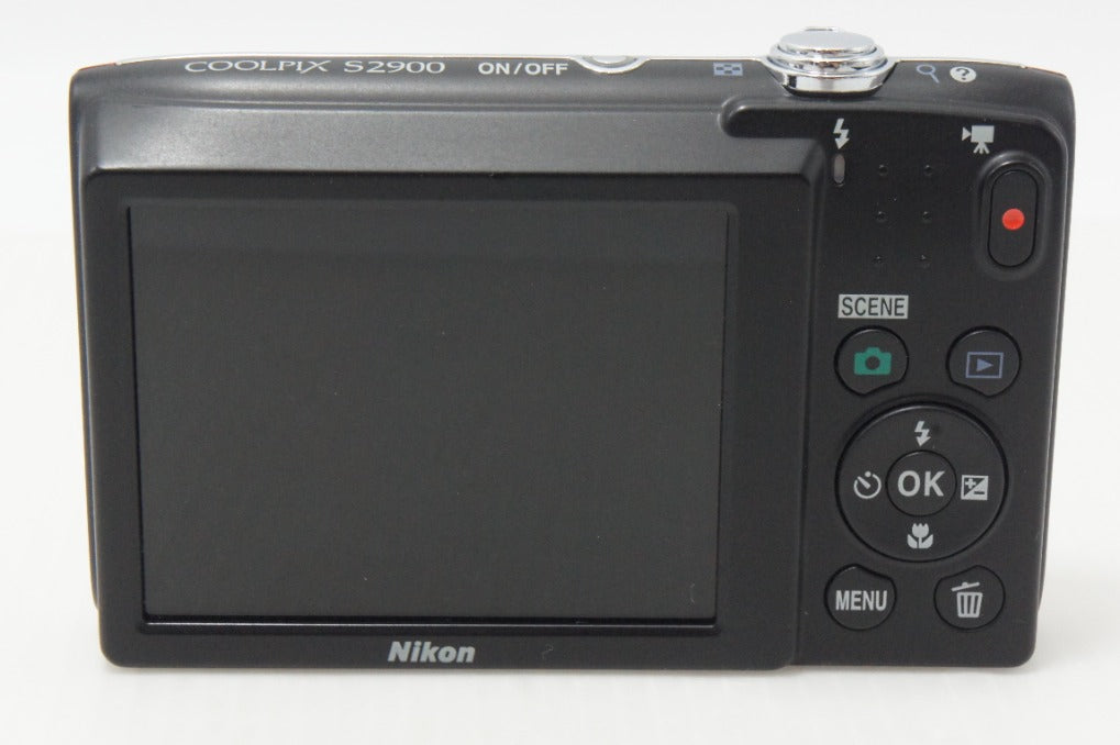 良品 Nikon ニコン COOLPIX S2900 コンパクトデジタルカメラ レッド 260626h