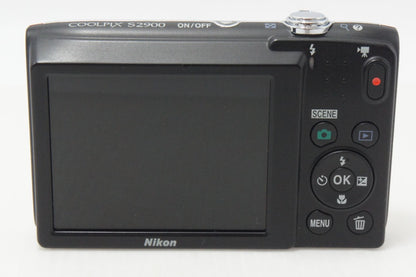 良品 Nikon ニコン COOLPIX S2900 コンパクトデジタルカメラ レッド 260626h