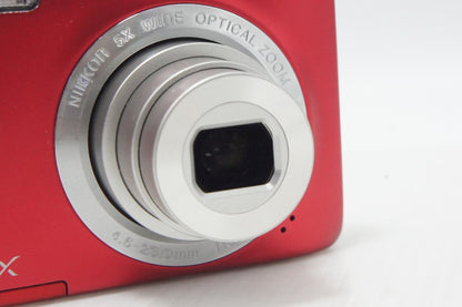良品 Nikon ニコン COOLPIX S2900 コンパクトデジタルカメラ レッド 260626h