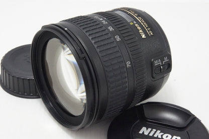 美品 Nikon ニコン AF-S DX ZOOM NIKKOR 18-70mm F3.5-4.5G IF ED APS-C ズームレンズ フード付 260626n