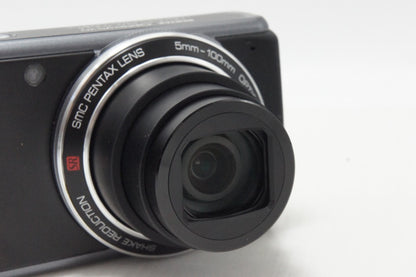 美品 PENTAX ペンタックス Optio VS20 コンパクトデジタルカメラ ノーブルブラック 260626r