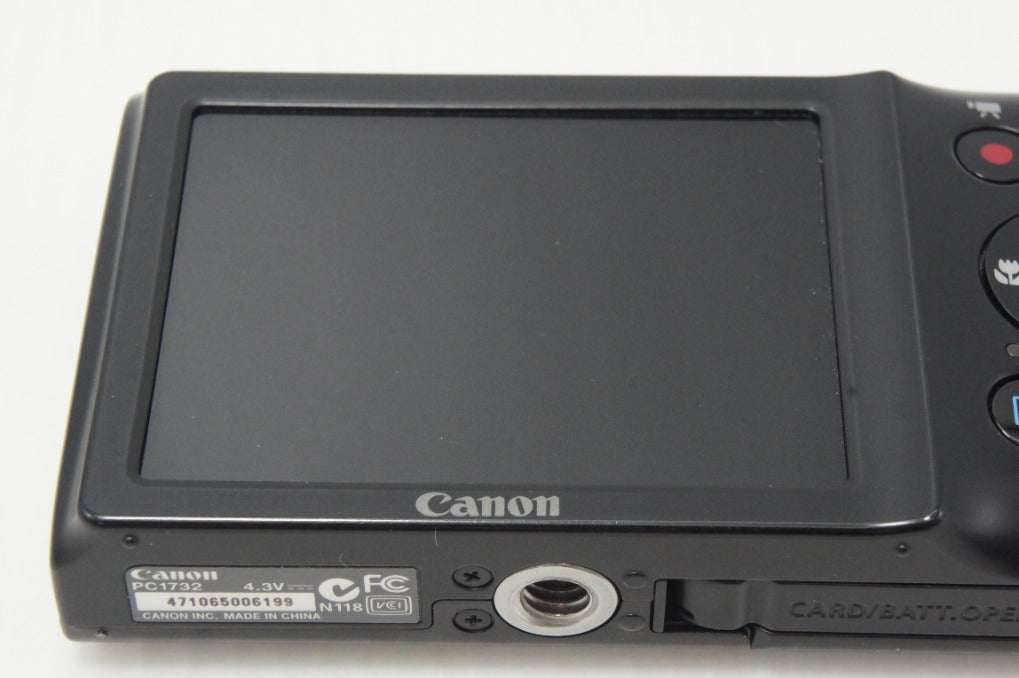 美品 Canon キヤノン PowerShot A2300 コンパクトデジタルカメラ  ブラック 元箱付 260626w