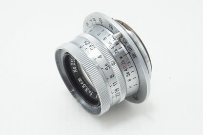 良品 Nikon ニコン W-NIKKOR C 3.5cm F2.5 Leica L39 スクリューマウント レンジファインダー 260626x