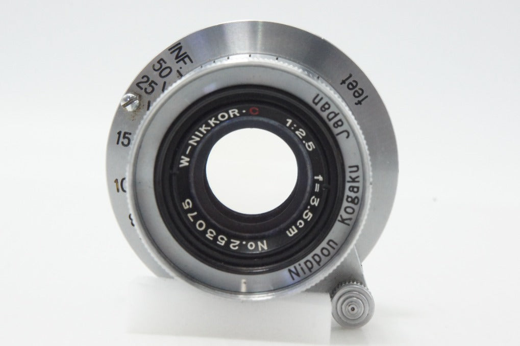 良品 Nikon ニコン W-NIKKOR C 3.5cm F2.5 Leica L39 スクリューマウント レンジファインダー 260626x