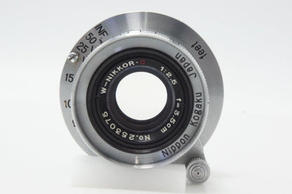 良品 Nikon ニコン W-NIKKOR C 3.5cm F2.5 Leica L39 スクリューマウント レンジファインダー 260626x