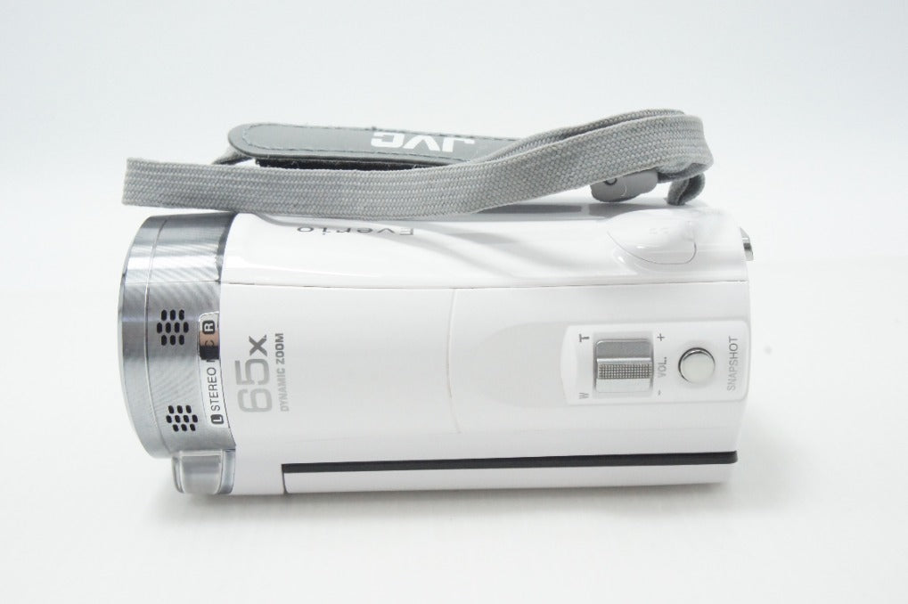 美品 JVC ケンウッド Everio GZ-E565 デジタルビデオカメラ ホワイト 元箱付 260629a