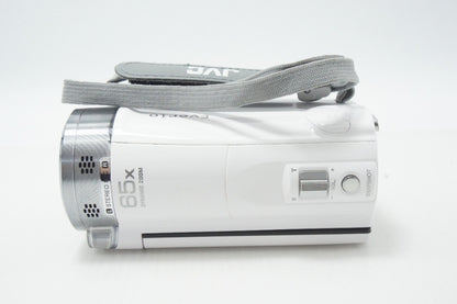 美品 JVC ケンウッド Everio GZ-E565 デジタルビデオカメラ ホワイト 元箱付 260629a