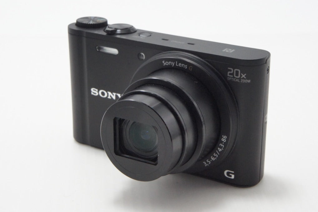 美品 SONY ソニー Cyber-shot DSC-WX350 コンパクトデジタルカメラ ブラック ポーチ付 260630a
