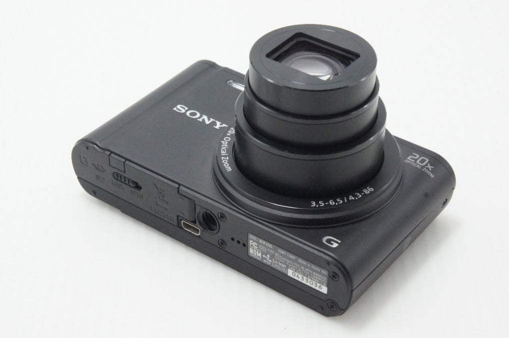 美品 SONY ソニー Cyber-shot DSC-WX350 コンパクトデジタルカメラ ブラック ポーチ付 260630a