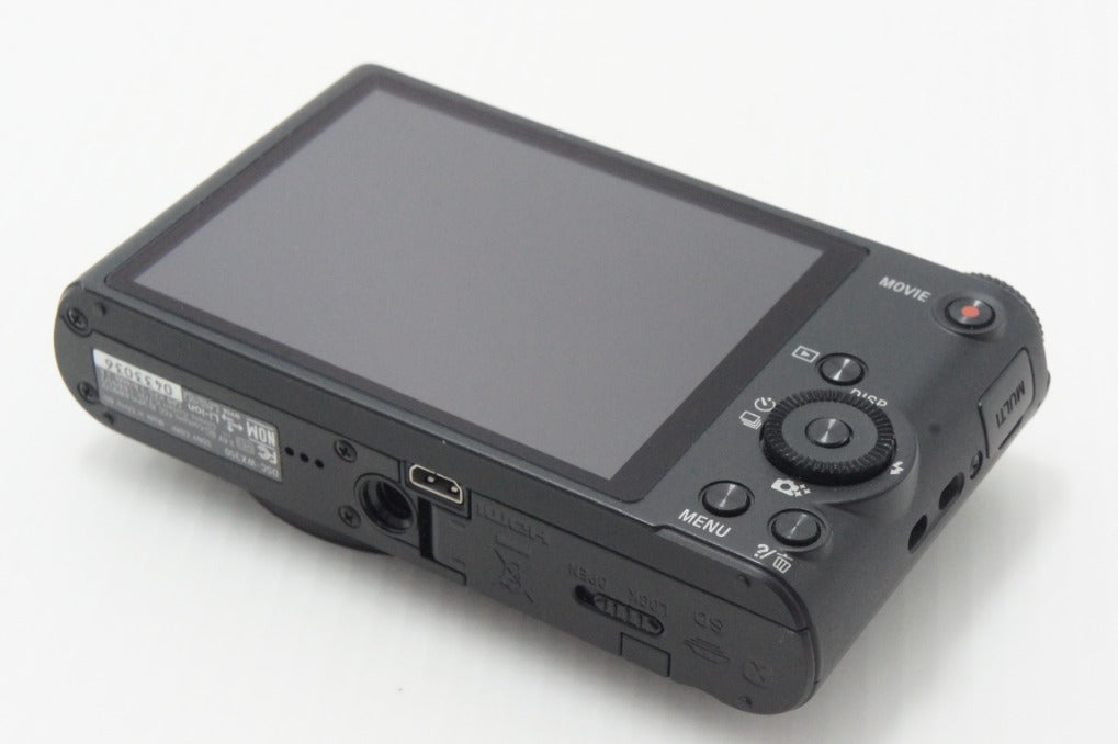 美品 SONY ソニー Cyber-shot DSC-WX350 コンパクトデジタルカメラ ブラック ポーチ付 260630a