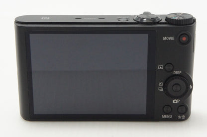 美品 SONY ソニー Cyber-shot DSC-WX350 コンパクトデジタルカメラ ブラック ポーチ付 260630a