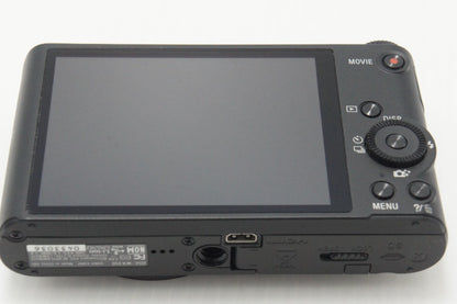 美品 SONY ソニー Cyber-shot DSC-WX350 コンパクトデジタルカメラ ブラック ポーチ付 260630a