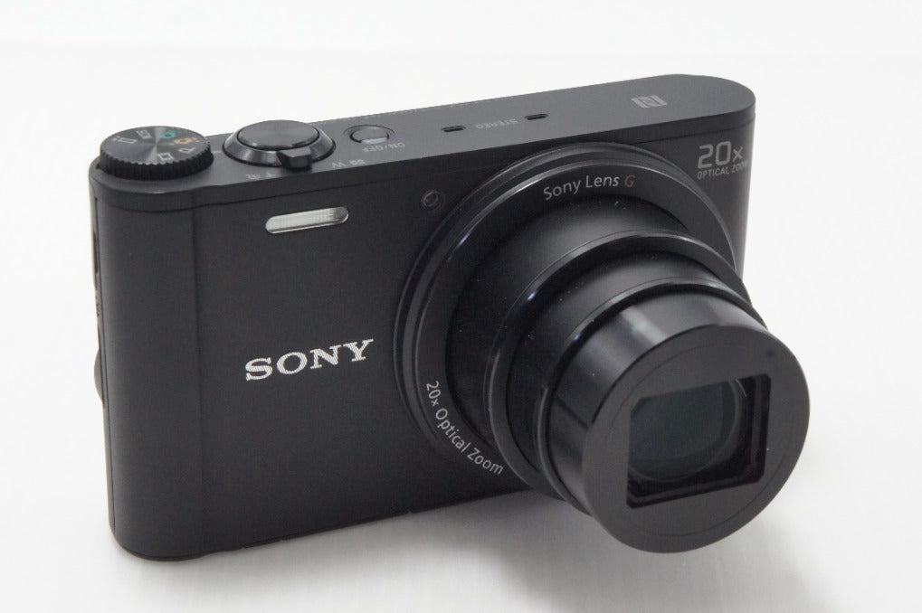 美品 SONY ソニー Cyber-shot DSC-WX350 コンパクトデジタルカメラ ブラック ポーチ付 260630a