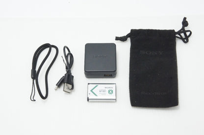 美品 SONY ソニー Cyber-shot DSC-WX350 コンパクトデジタルカメラ ブラック ポーチ付 260630a