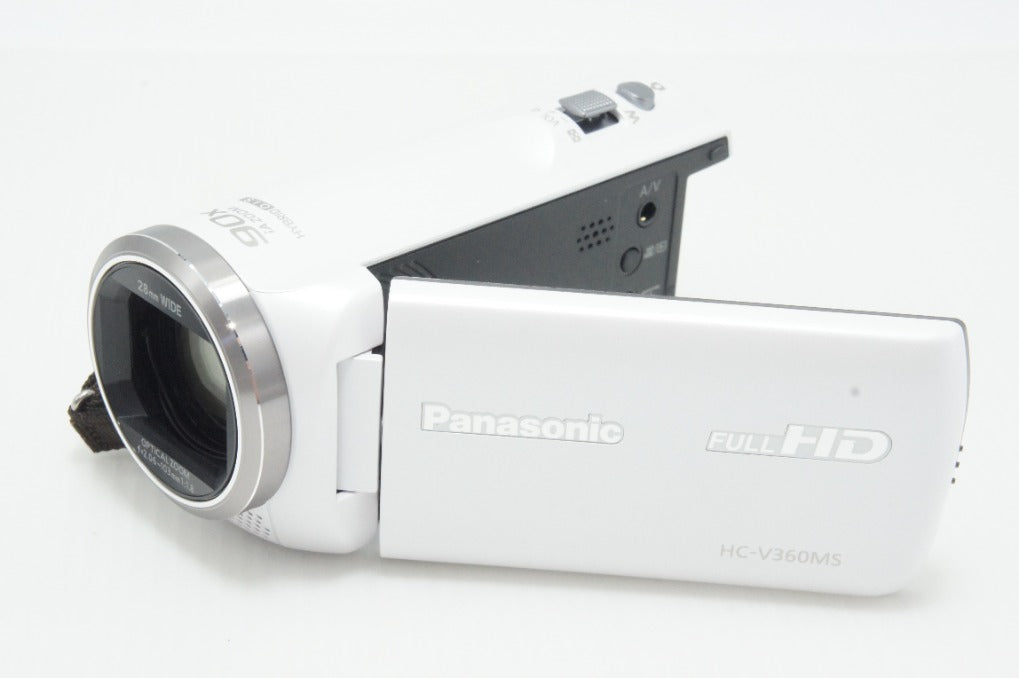 美品 Panasonic パナソニック HC-V360MS デジタルビデオカメラ ホワイト 260630ab