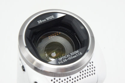 美品 Panasonic パナソニック HC-V360MS デジタルビデオカメラ ホワイト 260630ab