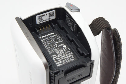 美品 Panasonic パナソニック HC-V360MS デジタルビデオカメラ ホワイト 260630ab