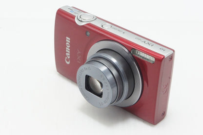 美品 Canon キヤノン IXY 160 コンパクトデジタルカメラ レッド 元箱付 260630ac