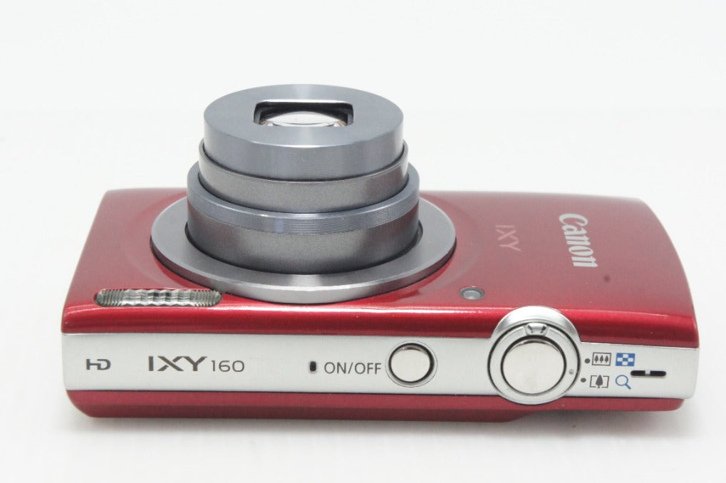 美品 Canon キヤノン IXY 160 コンパクトデジタルカメラ レッド 元箱付