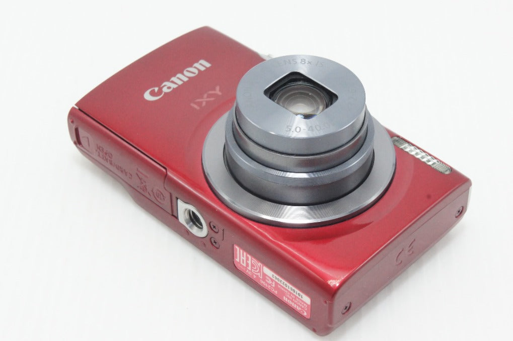 美品 Canon キヤノン IXY 160 コンパクトデジタルカメラ レッド 元箱付