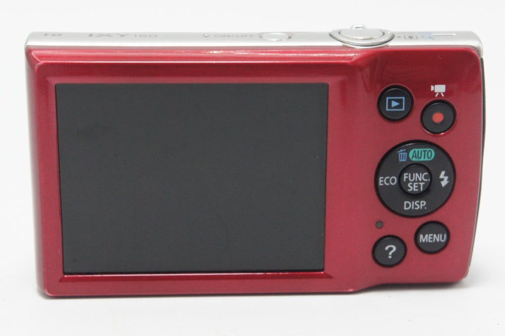 美品 Canon キヤノン IXY 160 コンパクトデジタルカメラ レッド 元箱付 260630ac
