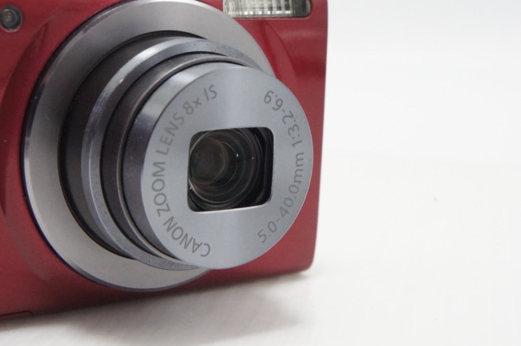 美品 Canon キヤノン IXY 160 コンパクトデジタルカメラ レッド 元箱付 260630ac
