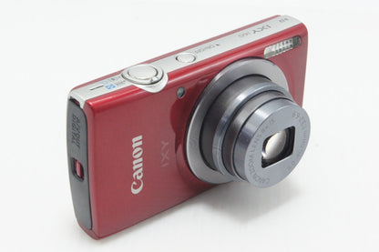美品 Canon キヤノン IXY 160 コンパクトデジタルカメラ レッド 元箱付 260630ac