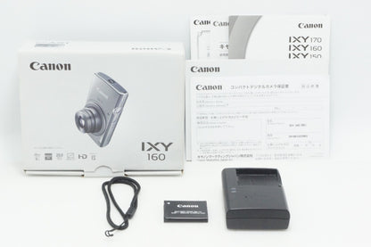美品 Canon キヤノン IXY 160 コンパクトデジタルカメラ レッド 元箱付 260630ac