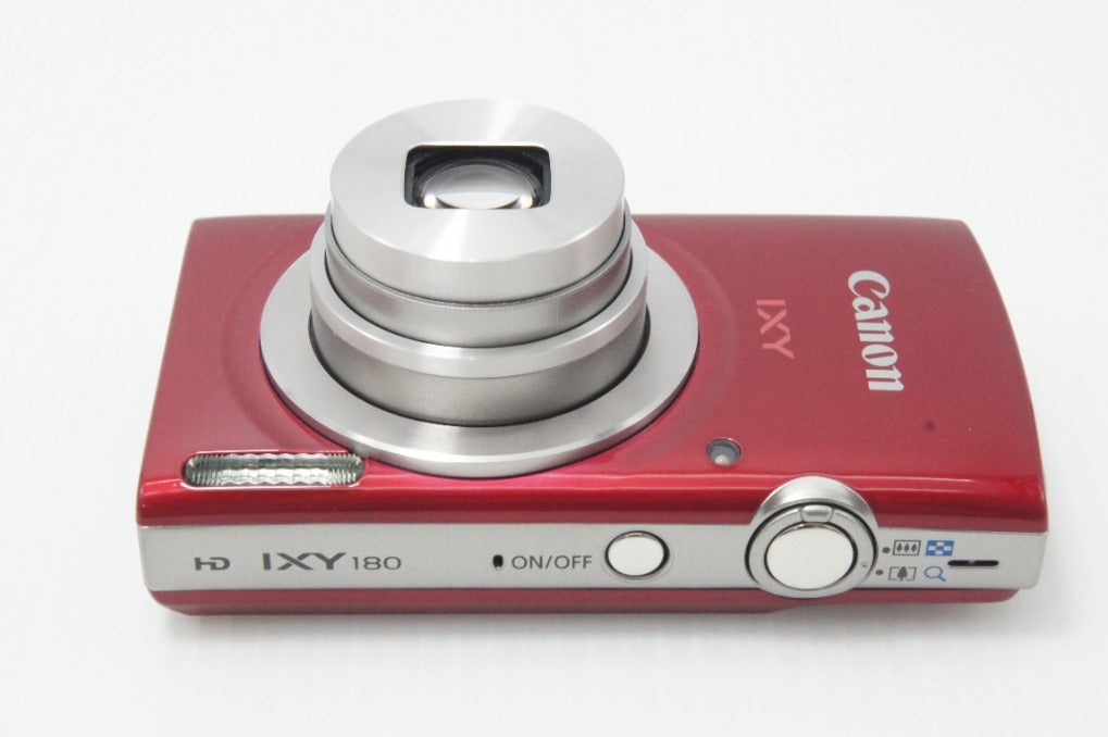 良品 Canon キヤノン IXY 180 コンパクトデジタルカメラ レッド 元箱付 260630c
