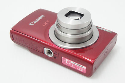 良品 Canon キヤノン IXY 180 コンパクトデジタルカメラ レッド 元箱付 260630c