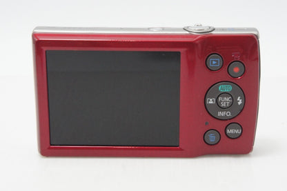 良品 Canon キヤノン IXY 180 コンパクトデジタルカメラ レッド 元箱付 260630c