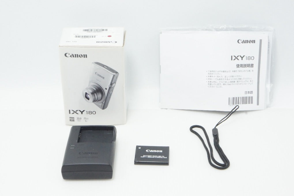 良品 Canon キヤノン IXY 180 コンパクトデジタルカメラ レッド 元箱付 260630c