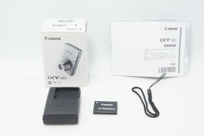 良品 Canon キヤノン IXY 180 コンパクトデジタルカメラ レッド 元箱付 260630c