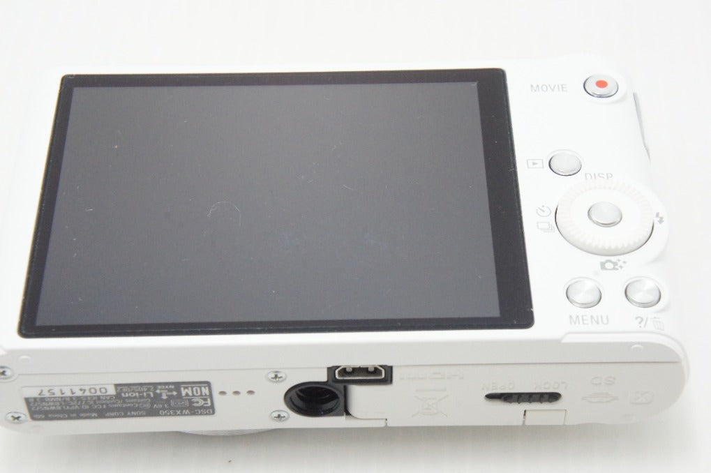 美品 SONY ソニー Cyber-shot DSC-WX350 コンパクトデジタルカメラ ホワイト 260630g