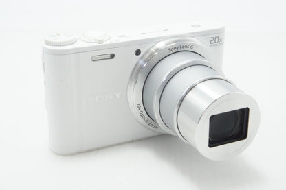 美品 SONY ソニー Cyber-shot DSC-WX350 コンパクトデジタルカメラ ホワイト 260630g