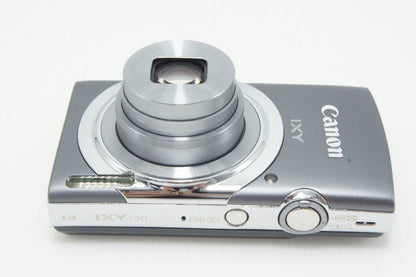 美品 Canon キヤノン IXY 130 コンパクトデジタルカメラ グレー 元箱付 260630p