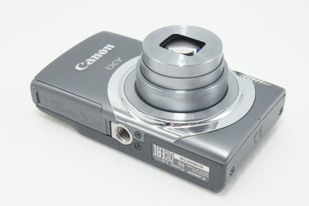 美品 Canon キヤノン IXY 130 コンパクトデジタルカメラ グレー 元箱付 260630p
