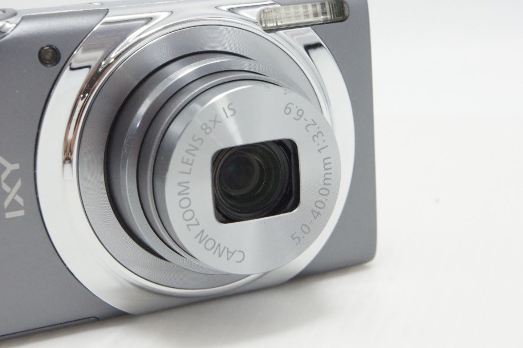美品 Canon キヤノン IXY 130 コンパクトデジタルカメラ グレー 元箱付 260630p