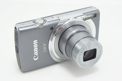 美品 Canon キヤノン IXY 130 コンパクトデジタルカメラ グレー 元箱付 260630p