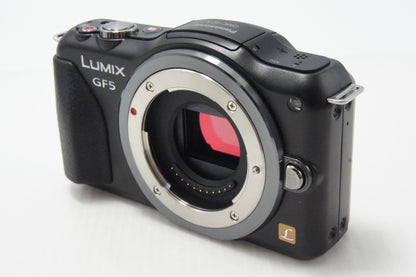 良品 Panasonic パナソニック LUMIX DMC-GF5 ボディ ミラーレス一眼カメラ ブラック 260630r