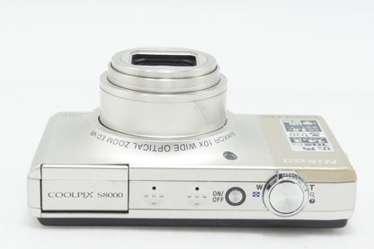 Nikon ニコン COOLPIX S8000 コンパクトデジタルカメラ シャンパンゴールド 元箱付 260630s