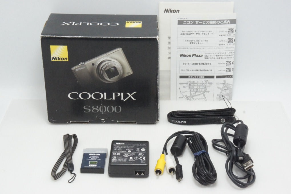 Nikon ニコン COOLPIX S8000 コンパクトデジタルカメラ シャンパンゴールド 元箱付 260630s