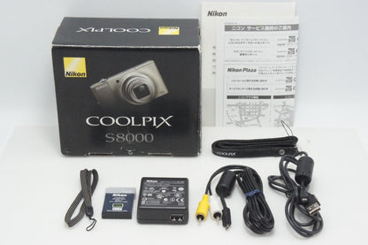 Nikon ニコン COOLPIX S8000 コンパクトデジタルカメラ シャンパンゴールド 元箱付 260630s