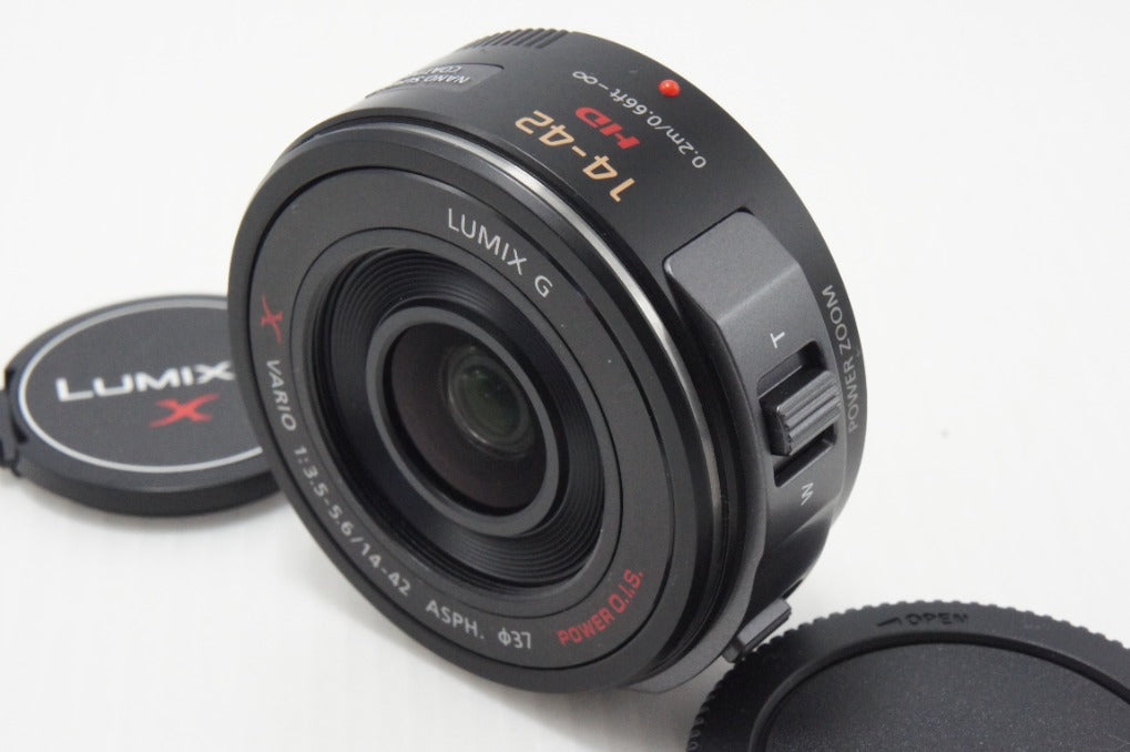 Panasonic LUMIX G X VARIO PZ 14-42mm F3.5-5.6 ASPH. POWER O.I.S. H-PS14042 マイクロフォーサーズ ブラック 260630t