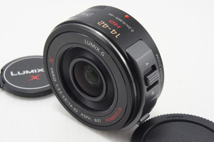 Panasonic LUMIX G X VARIO PZ 14-42mm F3.5-5.6 ASPH. POWER O.I.S. H-PS14042 マイクロフォーサーズ ブラック 260630t