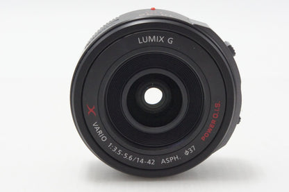 Panasonic LUMIX G X VARIO PZ 14-42mm F3.5-5.6 ASPH. POWER O.I.S. H-PS14042 マイクロフォーサーズ ブラック 260630t