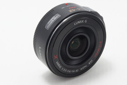Panasonic LUMIX G X VARIO PZ 14-42mm F3.5-5.6 ASPH. POWER O.I.S. H-PS14042 マイクロフォーサーズ ブラック 260630t
