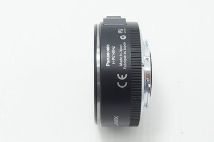 Panasonic LUMIX G X VARIO PZ 14-42mm F3.5-5.6 ASPH. POWER O.I.S. H-PS14042 マイクロフォーサーズ ブラック 260630t