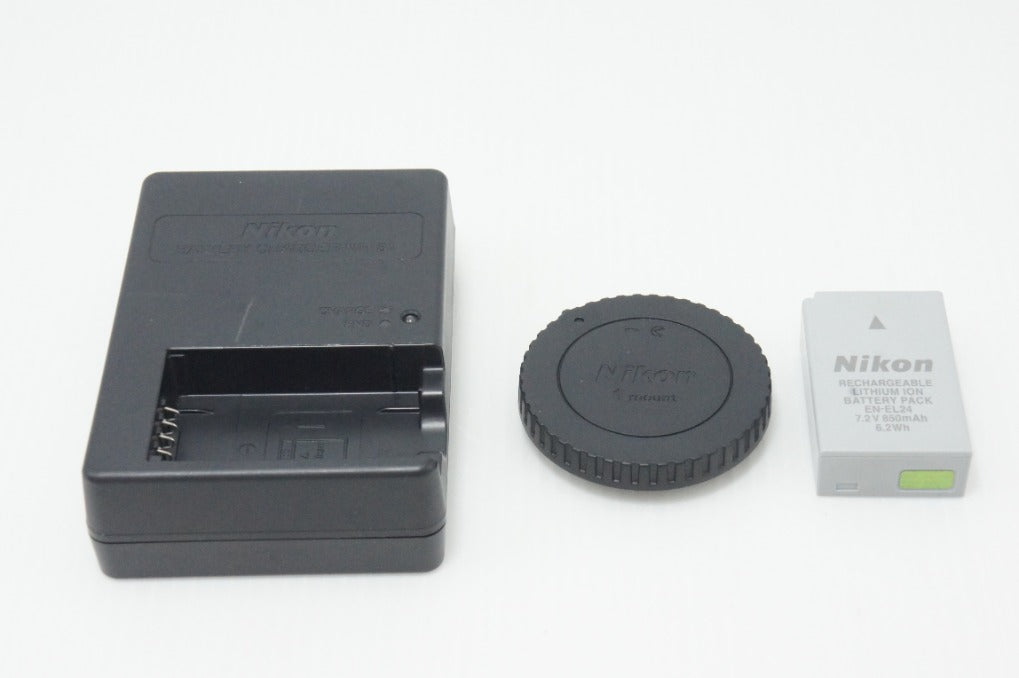良品 Nikon ニコン 1 J5 ボディ ミラーレス一眼カメラ シルバー
